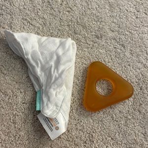 LovEvery teether and cloth